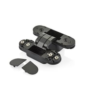 Canex Akordiyon Menteşe Ayarlı Merkez Zamak 3D 110 mm - Siyah