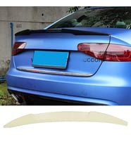 Audi A4 B8 M4 Bagaj Üstü Spoiler Parlak Siyah Spoyler Plastik İthal 2009-2012