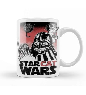 Star Cat Wars Kupa Bardak Porselen