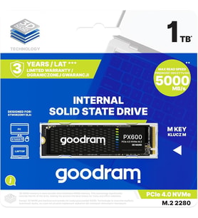 GOODRAM 1TB PX600 SSDPR-PX600-1K0-80 5000-3200MB/s M2 NVME GEN4 Disk