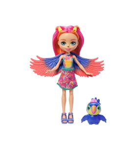 Enchantimals Popüler Karakter Bebekler Trippi Toucan FNH22-HRX83