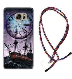 Samsung S7 Edge S20 Fe Plus Ultra S21 S22 Kılıf Boyun Asklı Rasta Silikon Time 1749