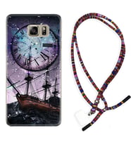Samsung S7 Edge S20 Fe Plus Ultra S21 S22 Kılıf Boyun Asklı Rasta Silikon Time 1749