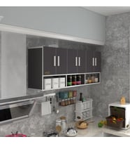 Kenzlife hazır mutfak vice gri 060*180*32 mutfak banyo dolabı kapaklı raflı
