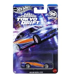 Hot Wheels - Nissan Silvia S15 (1/64) Fast and Furious Tokyo Drift - JKX06