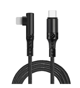 ALLY Type-C to İPhone 20w Lightning Hızlı Şarj Kablosu Oyuncu 90 Derece Kablo-(5 - SSSSSS6175-7
