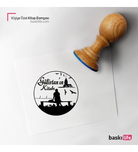 Kişiye Özel Kitap Damgası Kitap Mührü Kaşe Kitap Mühür Özel Damga 85