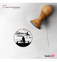 Kişiye Özel Kitap Damgası Kitap Mührü Kaşe Kitap Mühür Özel Damga 85