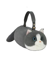 DREAM VEST KEDİ EL ÇANTASI GRİ (K)