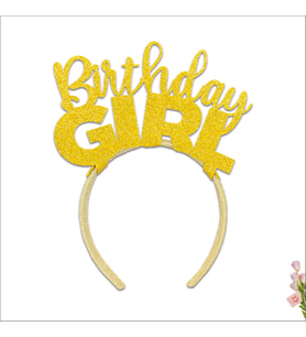 Birthday Girl Taç - Altın