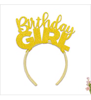 Birthday Girl Taç - Altın