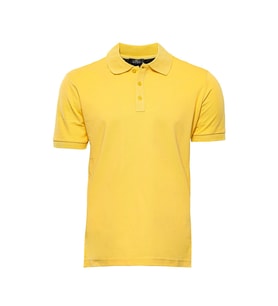 Polo Yaka Oxford Sarı T-shirt  Wessi