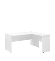 Adore Mobilya Rio L Ofis Masası - Mat Lake Beyaz 160x75x144 cm (GxYxD)