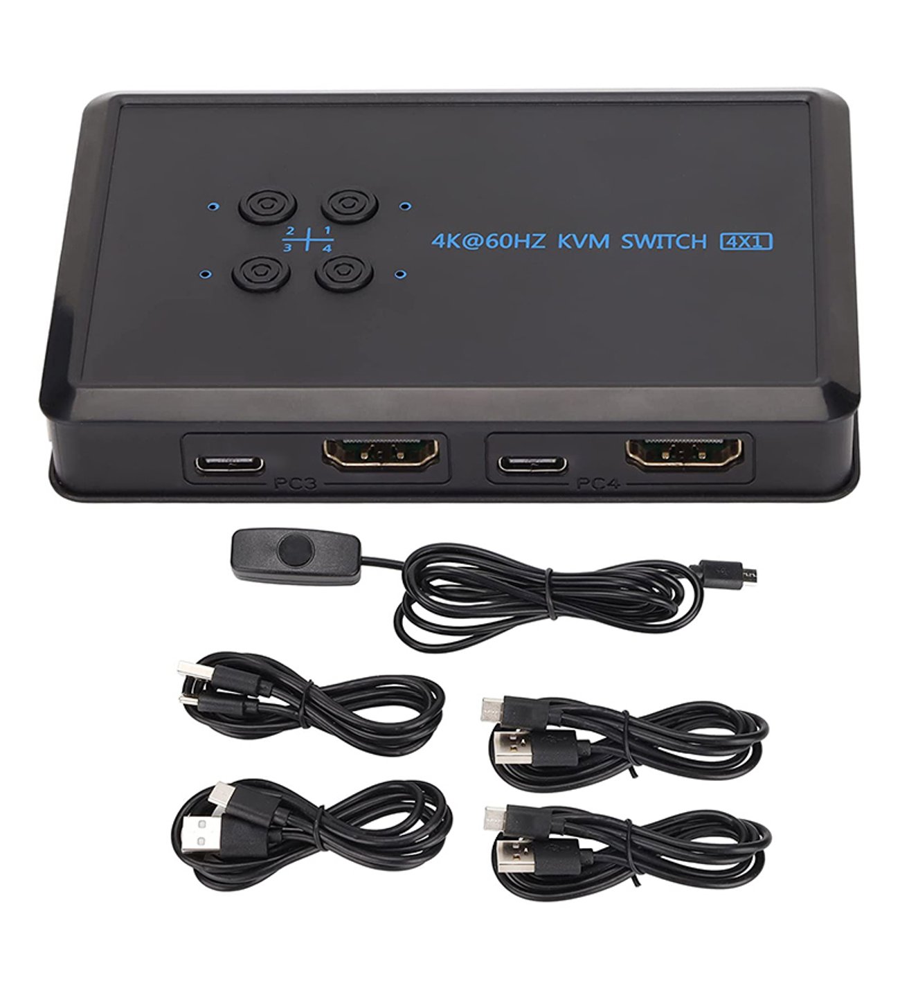 4K HDMI KVM SWITCH 4X1