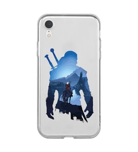 Iphone XR Uyumlu The Witcher Tasarımlı Şeffaf Telefon Kılıfı