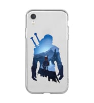 Iphone XR Uyumlu The Witcher Tasarımlı Şeffaf Telefon Kılıfı