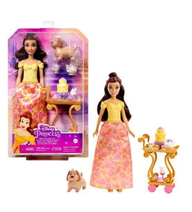 HLW19 Disney Prenses Belle ile Çay Saati Oyun Seti FABBATOYS