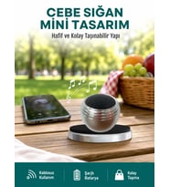 Cep Boy Hoparlör Güçlü Ses Çıkışı Tws Destekli Yeni Nesil