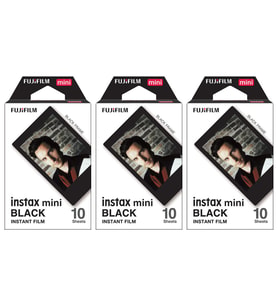 Instax mini Black Edition 10x3 Film Seti