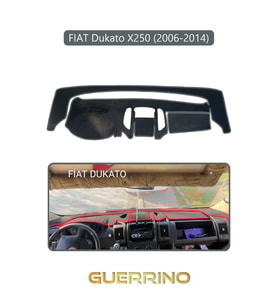 FIAT Dukato X250 2006-2014 Modellerine UygunTORPİDO KORUMA HALISI GRİ KENAR