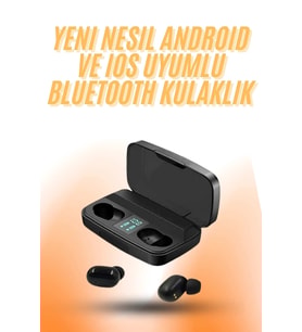 Tws Bluetooth Kulaklık 5.0 Bluetooth Bağlantılı Dokunmatik Kontrol Özelliği (Çok Renkli)