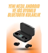 Tws Bluetooth Kulaklık 5.0 Bluetooth Bağlantılı Dokunmatik Kontrol Özelliği (Çok Renkli)