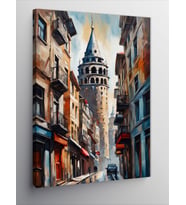 Kanvas Tablo Galata Kulesi