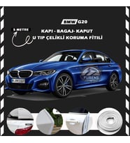 Bmw G20 Oto Araç Kapı Koruma Fitili 5metre Parlak Beyaz Renk