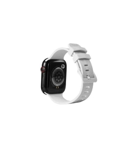 Apple Watch 7 45mm Uyumlu Kordon Silikon Yumuşak Esnek Sportif KRD-23 Kayış