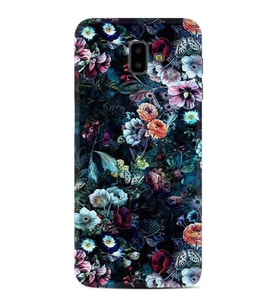 Samsung J6 Plus J7 Prime J7 Pro M20 Kılıf Desenli Silikon Great Flowers 1304