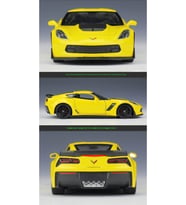 2017 Chevrolet Corvette Z06 Sarı*1:24 Ölçek