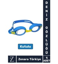 Premium Ayarlanabilir Kayış Su Geçirmez UV Koruma Silikon Plastik Anti-Fog Kutu Çocuk DENİZ GÖZLÜĞÜ