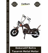 Özel Üretim Dekoratif Retro Tasarım Koleksiyonluk Masaüstü Ofis Aksesuar Dayanıklı Model Metal Motor