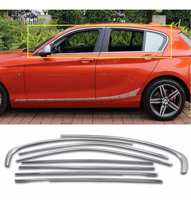Bmw F20 Cam Çıtası Kromu Çerçeve Nikelajı Komple