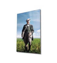 Miyrem Glasses Collection -A1^#  Atatürk Portresi Cam TabloCam Tablo (Çok Renkli)