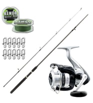 Daiwa StrikeForce 4000 - Remixon Flex 240cm Spin Olta Seti (Renksiz)