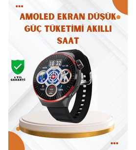 Amoled Ekranlı Akıllı Saat Bluetooth Arama Nfc Destekli