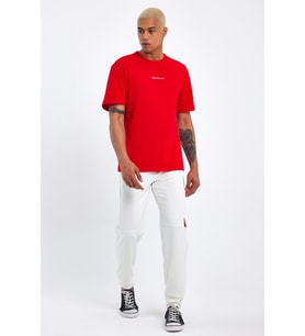 Süperlife Erkek Garnili Regular Fit İnce Eşofman Altı SPR23EA351 (Ekru)