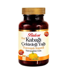 Balen Bal Kabak Çekirdeği Yağı Kapsülü 1380 mg 100 adet