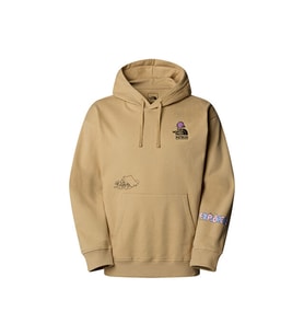 The North Face U Mountain Cleanup Oversized Hoodie Unisex Outdoor Sweatshirts NF0A8C2VLK51 Haki