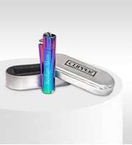 BK Gift Kişiye Özel Metal Kutusunda Mix-Icy Clipper Metal Çakmak