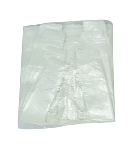 LokmanAVM Ekonomik Mini Boy Atlet Hışır Poşet 30X20 Cm İnce Beyaz 250 Adet 1 Paket