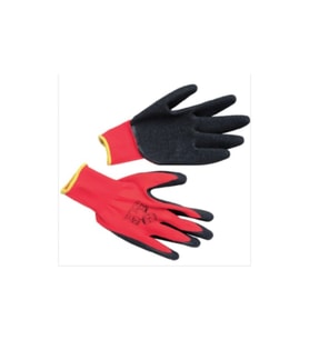 Eldiven Kırmızı Siyah Latex Ysr 10 No: 2 Çift (Kırmızı-Siyah)