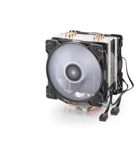 Cpu İşlemci Kule Tipi Soğutucu Çift Fanlı 6 Bakır Borulu - Siyah ND2601