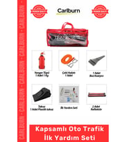 #Trafik Seti Yangın Tüpü Reflektör Çantalı Tuvturk Uyumlu Araç Çeki Halatı Kapsamlı Oto Trafik İlk Y