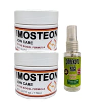 Imosteon Rahatlatıcı Masaj ve Bakım Kremi 150 ml X 2 ad+Çörek Otu Yağı ile 30 ml