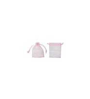 Kına Çerez Kesesi Organze Taşlı 9X12 Cm (50 Adet)  Pembe