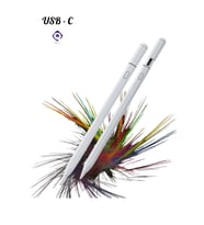 iPad Air 5. Nesil Uyumlu Pencil USB-C Avuç İçi Red Eğim Özellikli Bluetooth Bağlantılı Stylus Kalem