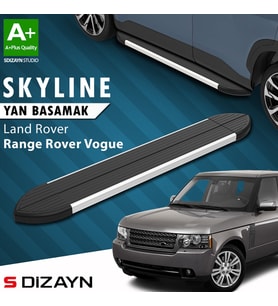 S-Dizayn Land Rover Range Rover Vogue 2 Skyline Aluminyum Yan Basamak 183 Cm 2002-2012 A+ Kalite