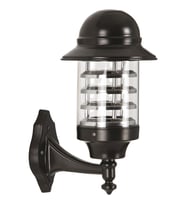 AVONNI BAP-68138-BSY-M2 Siyah Boyalı Dış Mekan Aydınlatma E27 Aluminyum Polikarbon 25cm